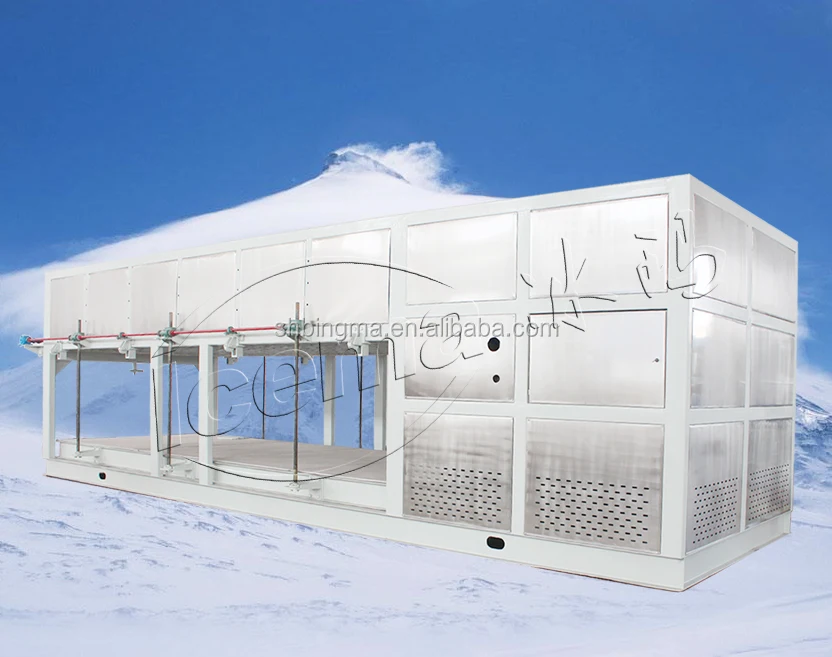 Large Capacity Ice Block Making Machine With 3T Ice Block Machine Maker In Food Industry