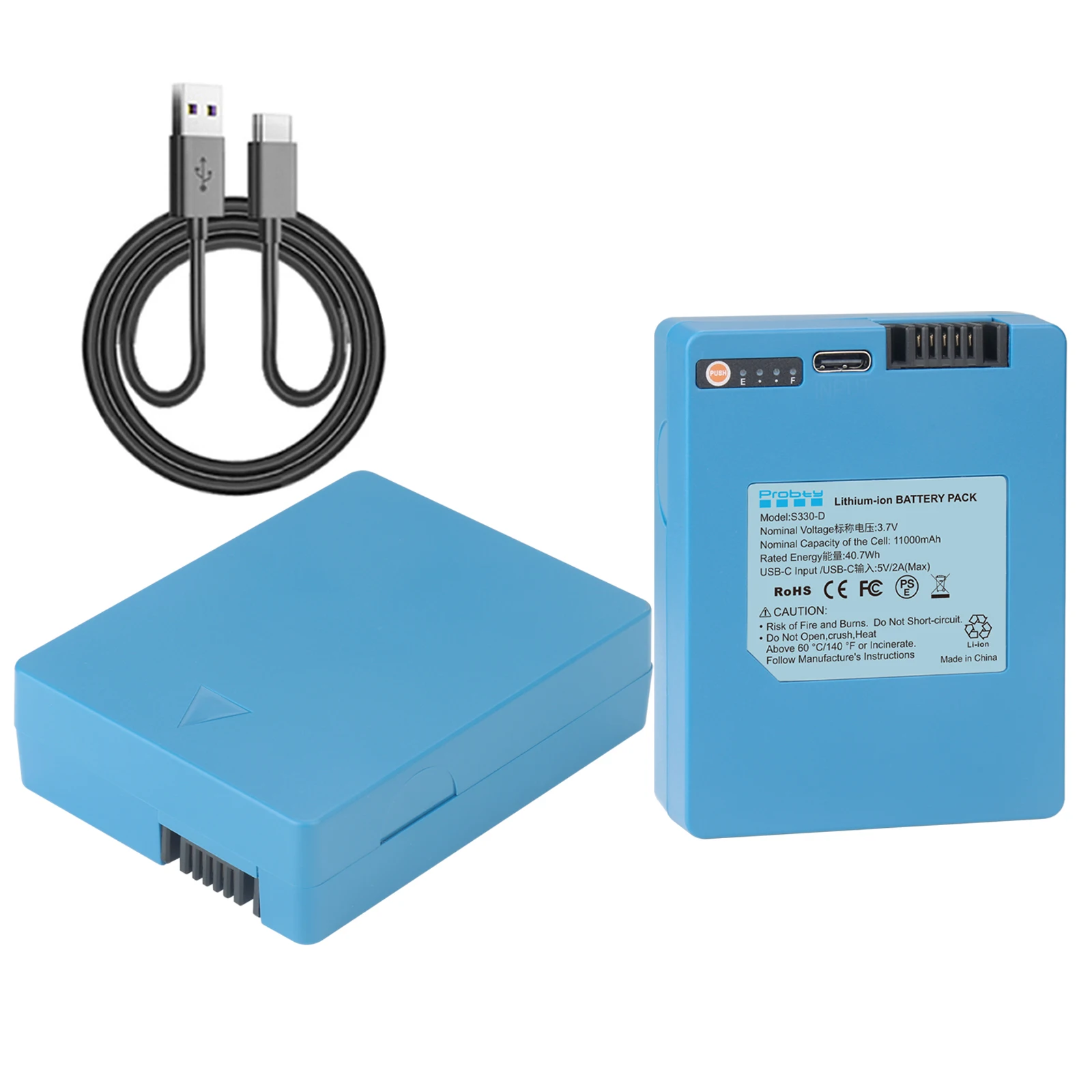 For Eufy Security S330E330/S230/S231/S220 Door Lock Battery Rechargeable Battery Suitable for Smart Lock Spare Battery