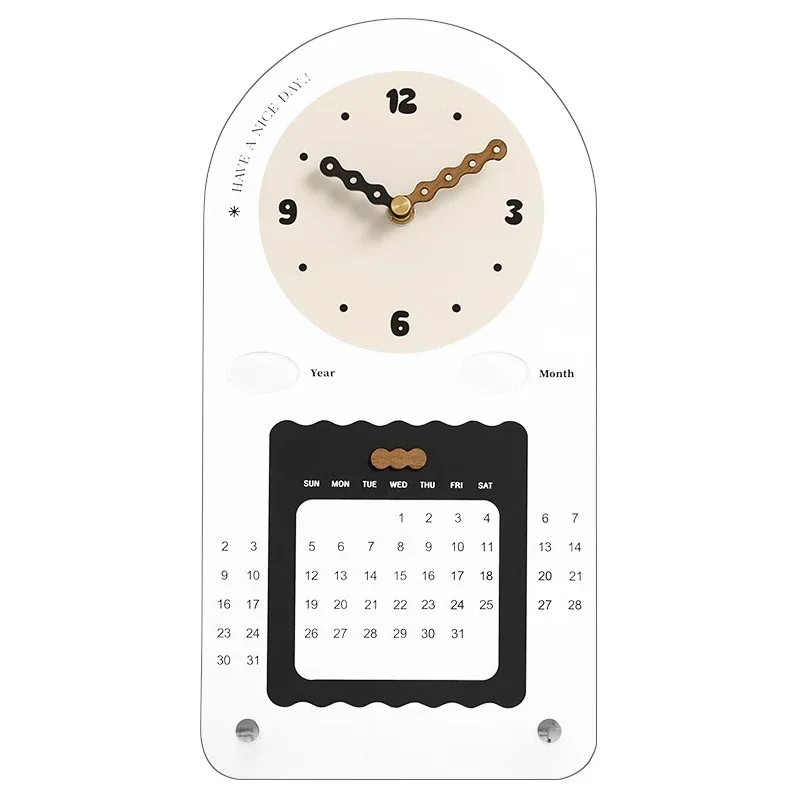 Creative Cream Style Perpetual Calendar Office Desk Ornament