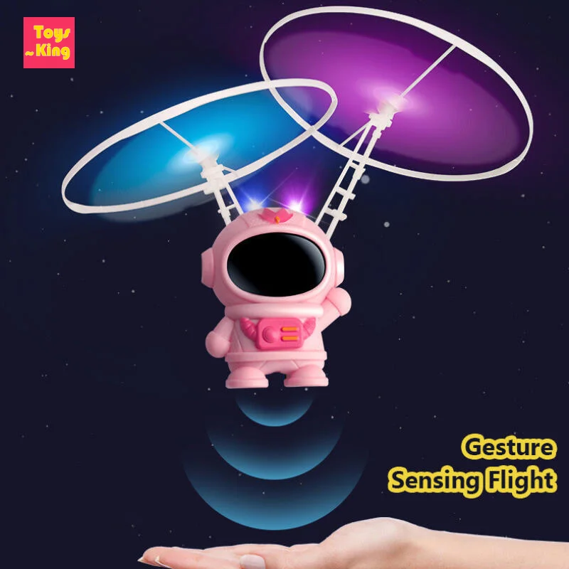 

Induction Flying Robot Machine Astronaut Whirling Luminescent Toy UFO Dron Outdoor Game Kids Toys For Boys Girls Birthday Gifts