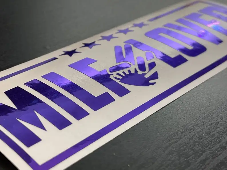 Milf lover decal sticker for car window  JDM decal stickers  bumper stickers  windshield decal sticker.
