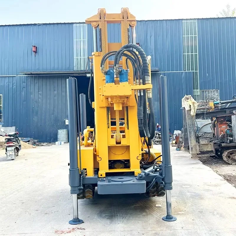 Water Well Rig Borehole Rotary Hydraulic Drilling Equipment Core Drill Machine Pump Portable Geological Power System Hot