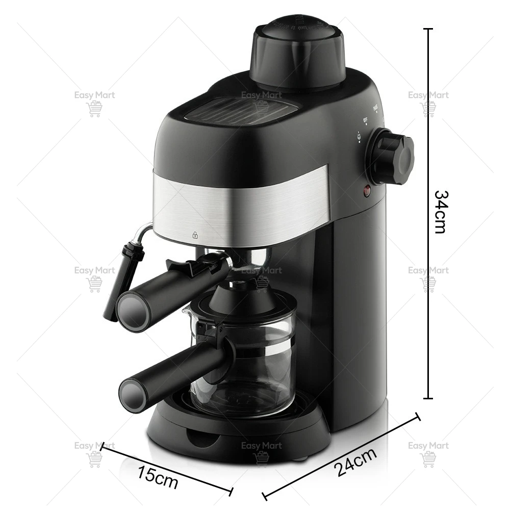 Italian coffee machine household small semi-automatic high pressure steam milk foam office
