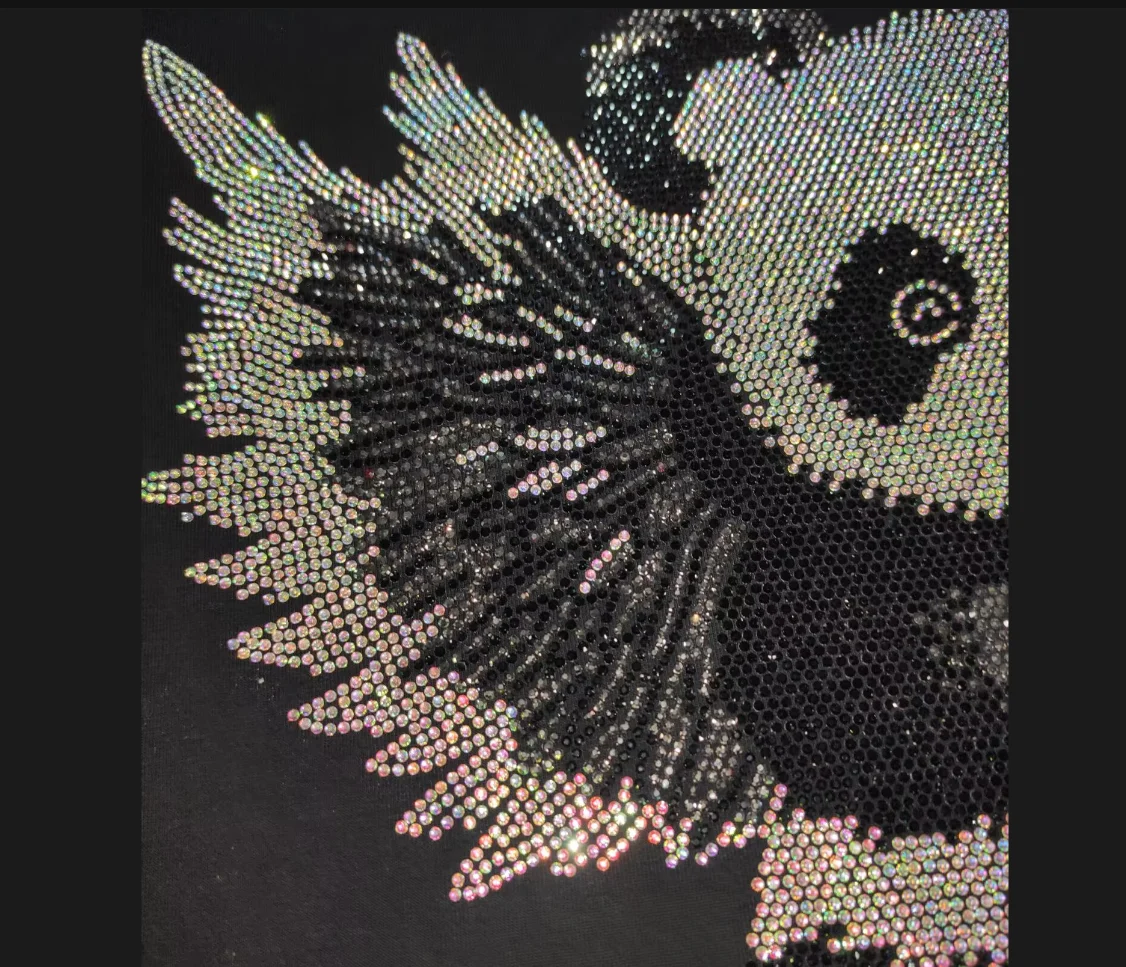 남자 디자이너 라인스톤 풀오버 스웨터 드롭 배송 탑 남성 선물 2025