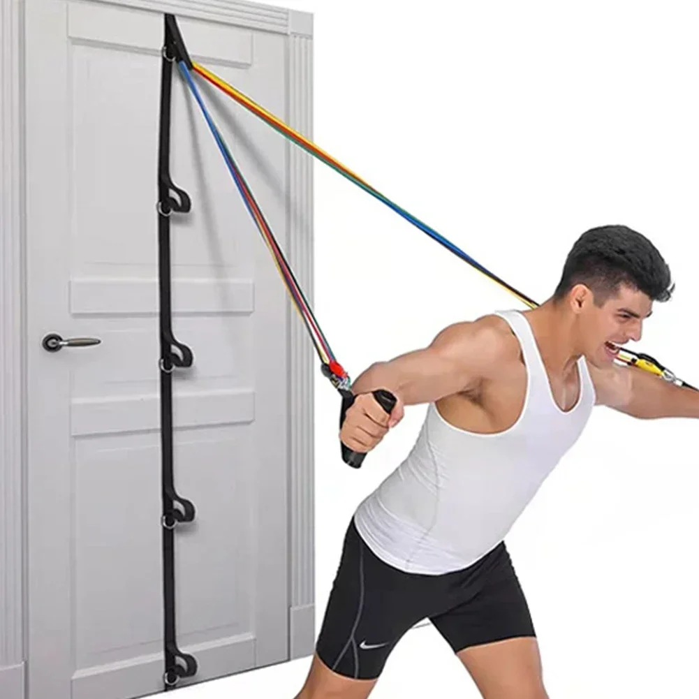 

Adjustable Resistance Band Anchor Multi Point Anchor Gym Strap 5 Loops At Different Heights Adjustable Clips Home Gym