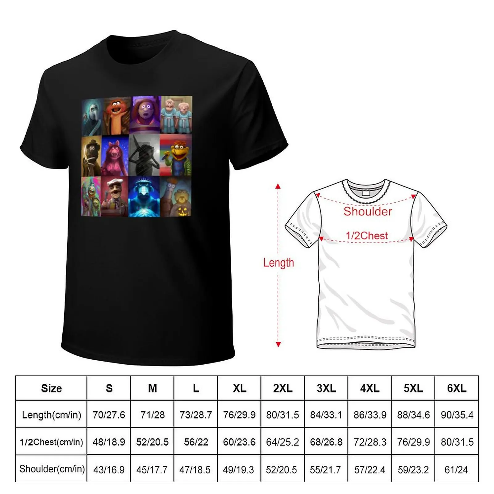 Muppet Maniacs Series 1 T-Shirt Breathable Travel T-Shirt