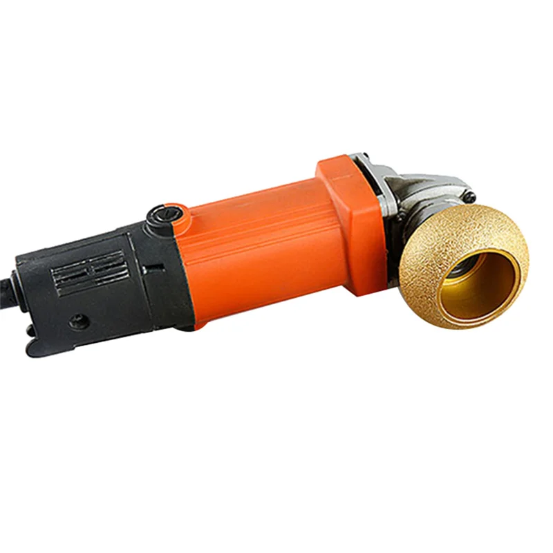 

BAAR-75Mm Stone Edging Wheel Grinding Wheel Roman Slotted Granite Marble Brazed Diamond Angle Grinder Grinding Head 10Mm