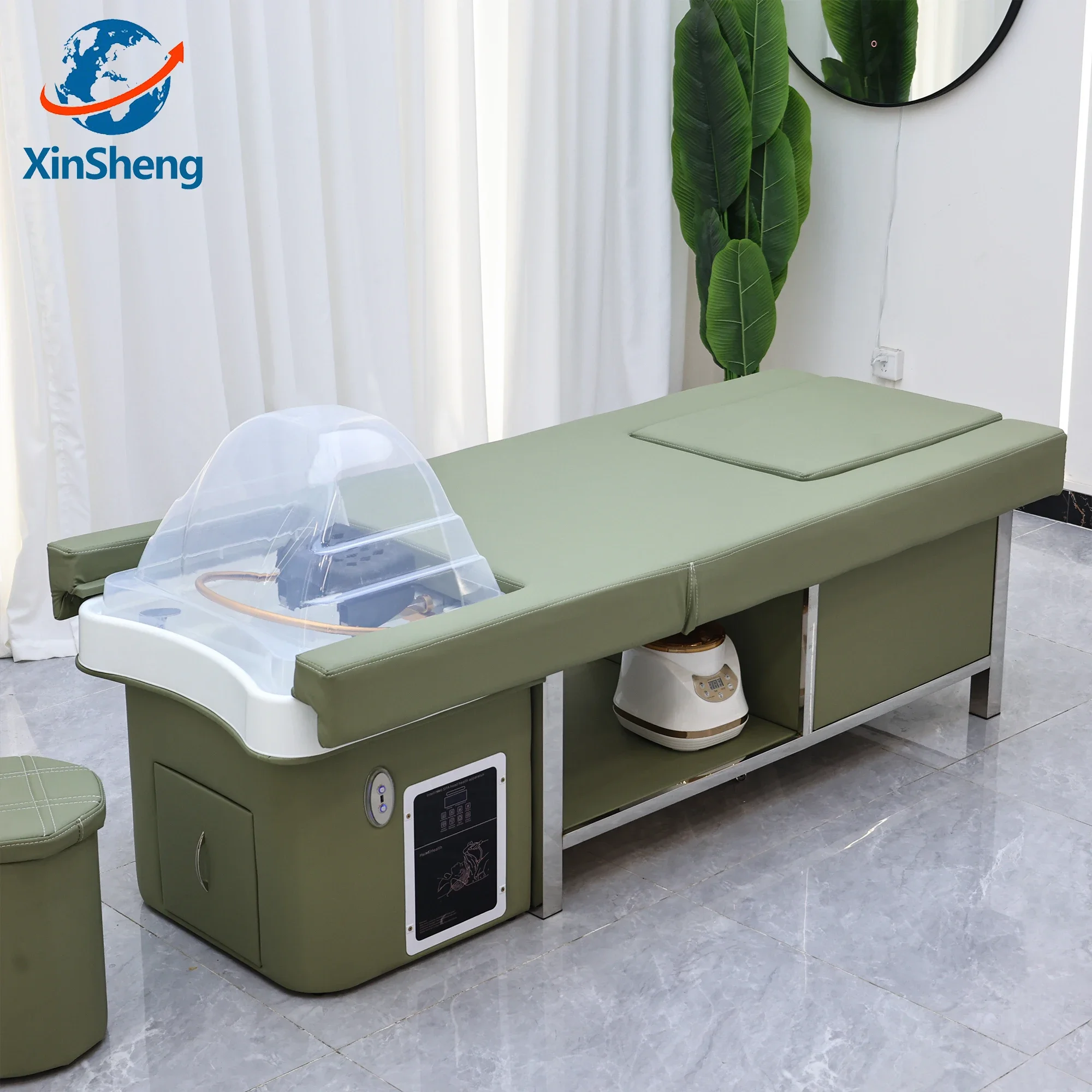 

XinSheng Massage Table Massage Bed Shampoo Beds Head SPA Salon Furniture Hair Washing Equipment Beauty Care Bed Sofa Cushion