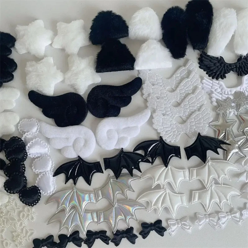 

99 шт./компл., украшение для обложки с мультяшным рисунком, подарок ручной работы, украшение для дома, декор, сделай сам, плюшевые уши, аксессуары ручной работы, аксессуары для самостоятельного изготовления