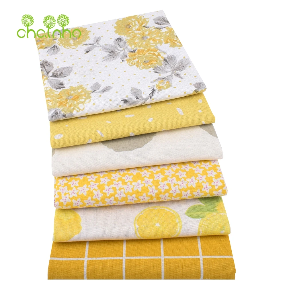 Chainho,Printed Cotton Linen F - Sewing Geotextile Fabric recension och pris