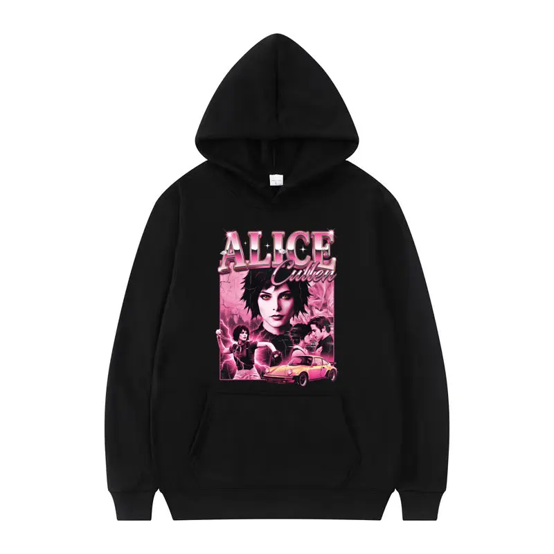 

Alice Cullen Team Vampire Movie Graphic 2026 Hoodies Men Women Vintage High Street Oversized Long Sleeve Cozy Hooded Sweatshirts