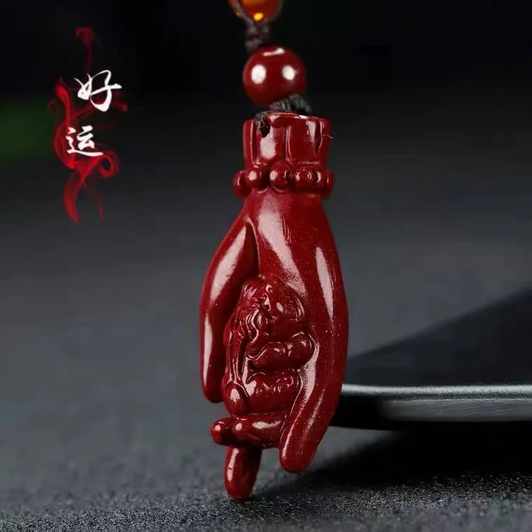 المنتجات الأصلية، الوصول إلى الثروة الجمشت والرمال الذهبية الجذب الثروة Pixiu قلادة الإناث بوذا اليد الرجال قلادة