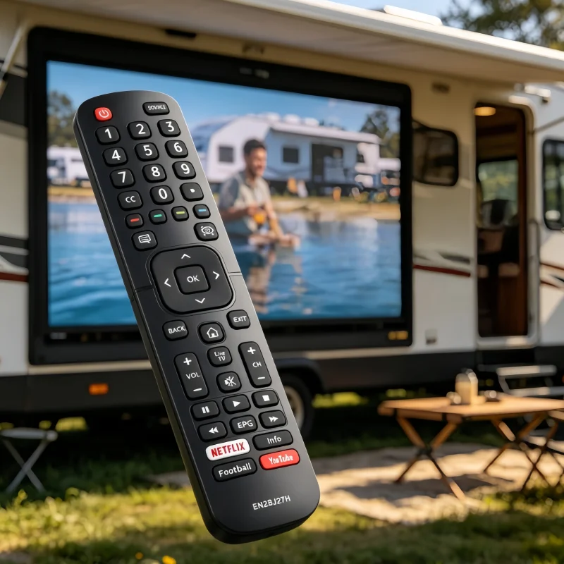 EN2BJ27H Replacement Remote Control for Hisense Smart TV, with Netflix YouTube Shortcut Buttons, No Setup Required