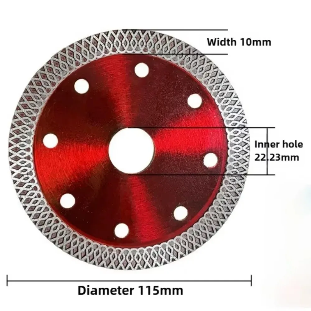 

Новая алмазная пила 105/115/125 мм, красный, высокая твердость, гранит, мрамор, режущий диск, керамика