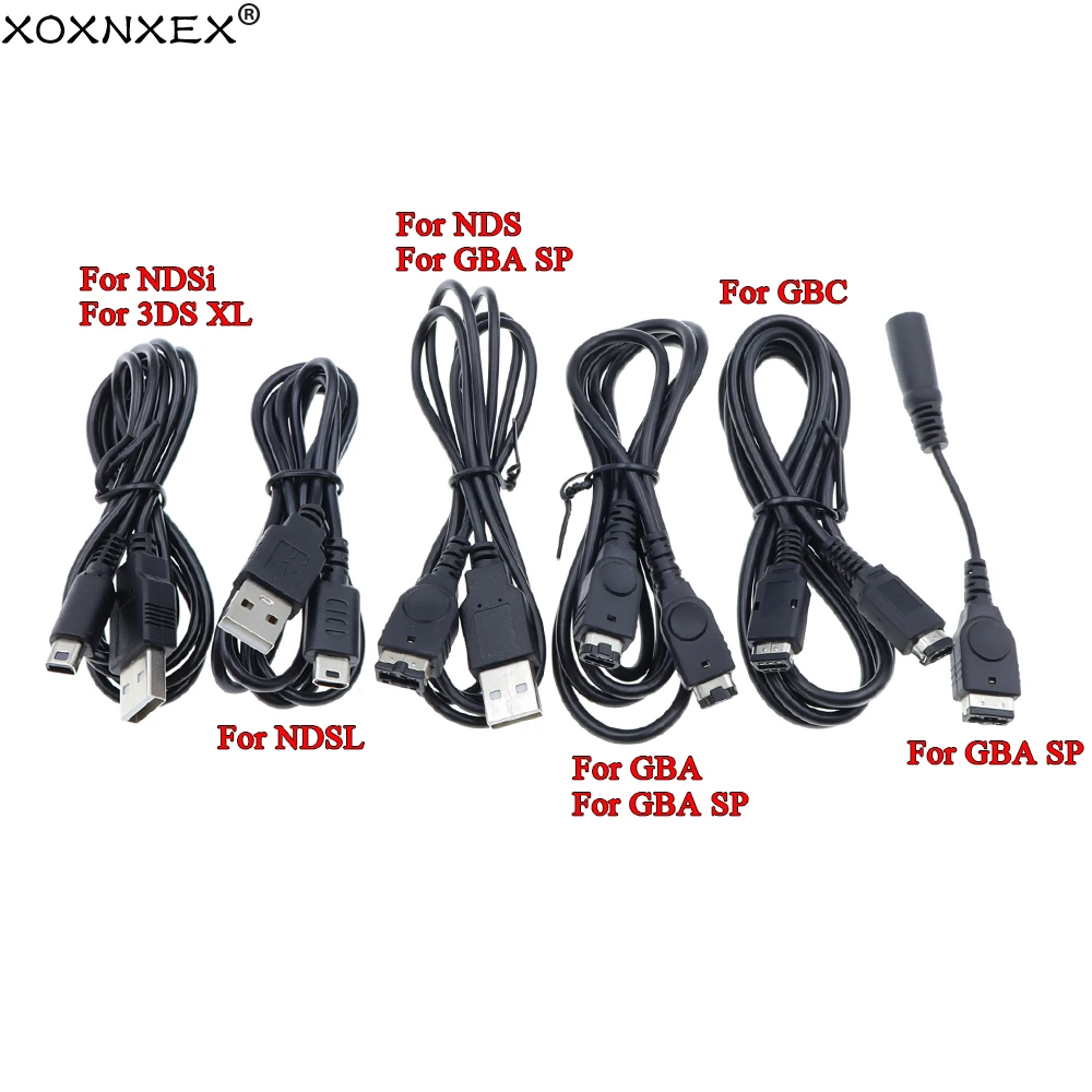 1pcs USB Data Charger Charging Power Cable Cord for DS Lite DSL NDSL For NDSi 3DS New 3DS XL LL NDS GBA SP