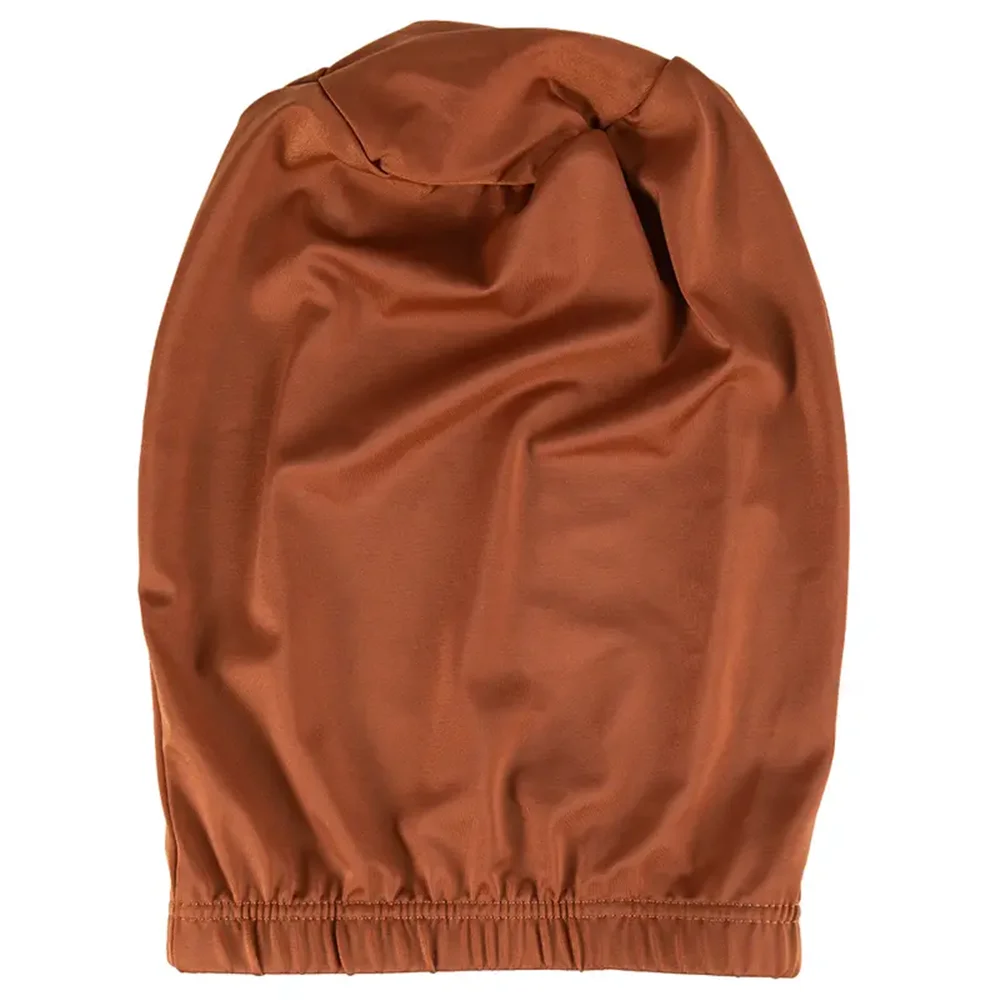 Satin Silk Bonnets For Sleeping With Tie Band, Extra Jumbo Size, Hair Care Sleep Cap For Women, Long Tie Design For Curly Hair,