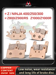 Mrrangt Motorcycle Metal sintering brake pad fit for Kawasaki NINJA250/300/400 Z250 Z300 NINJA400 Z800 Z900 Z900RS Z1000 Z1000R