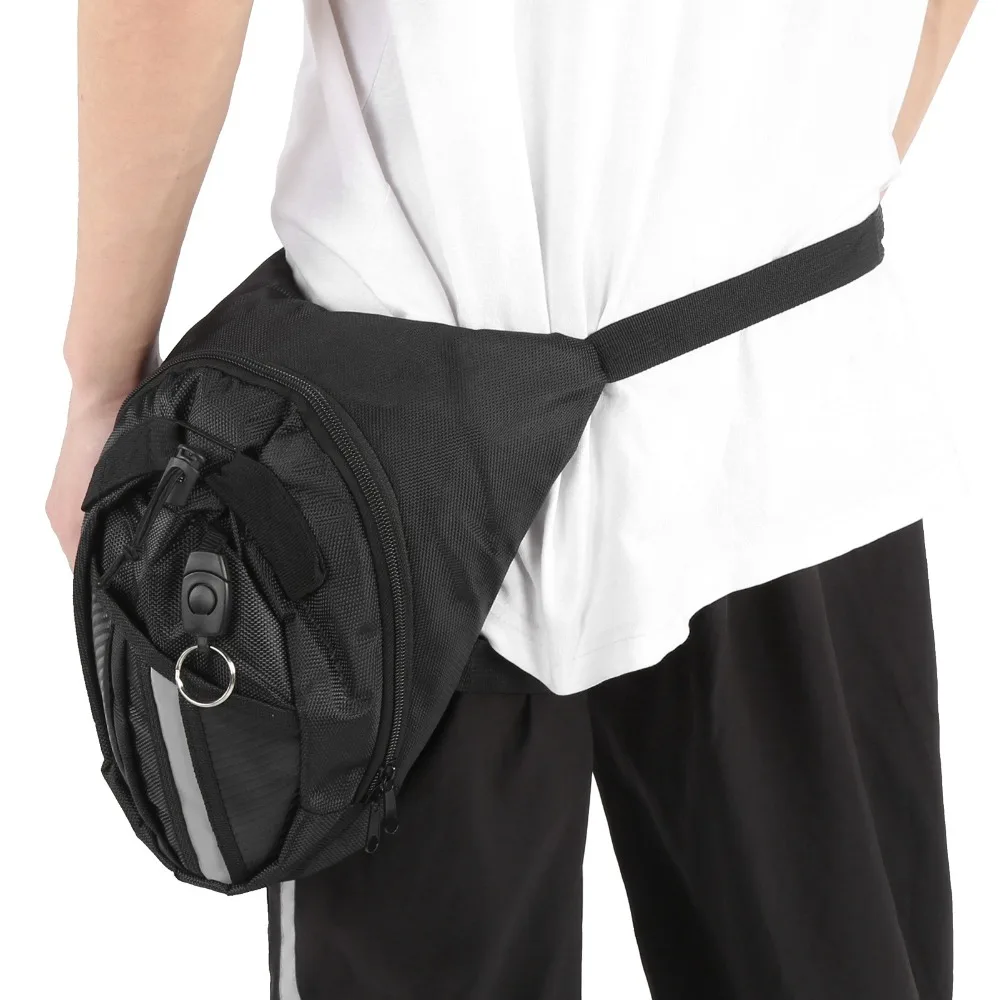 

Oxford Cloth Motorcycle Leg Bag Lightweight Wear-resistant Motorcycle Waist Bag Multiple Pockets Adjustable Strap