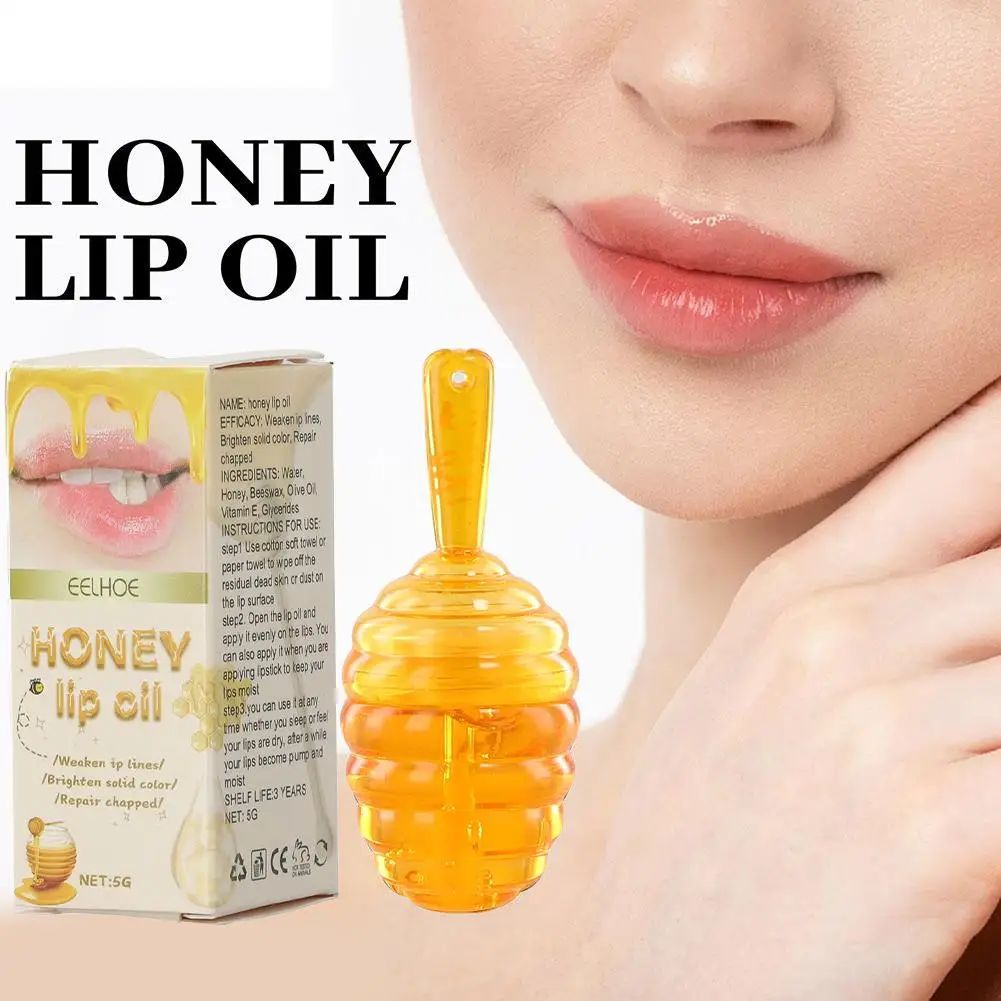 Moisturizing Lip Oil Deep Plumper Repair Chapped Reduce Peeling Improve Dry Dull Tender Texture Brightening Fade Lines Lips Care