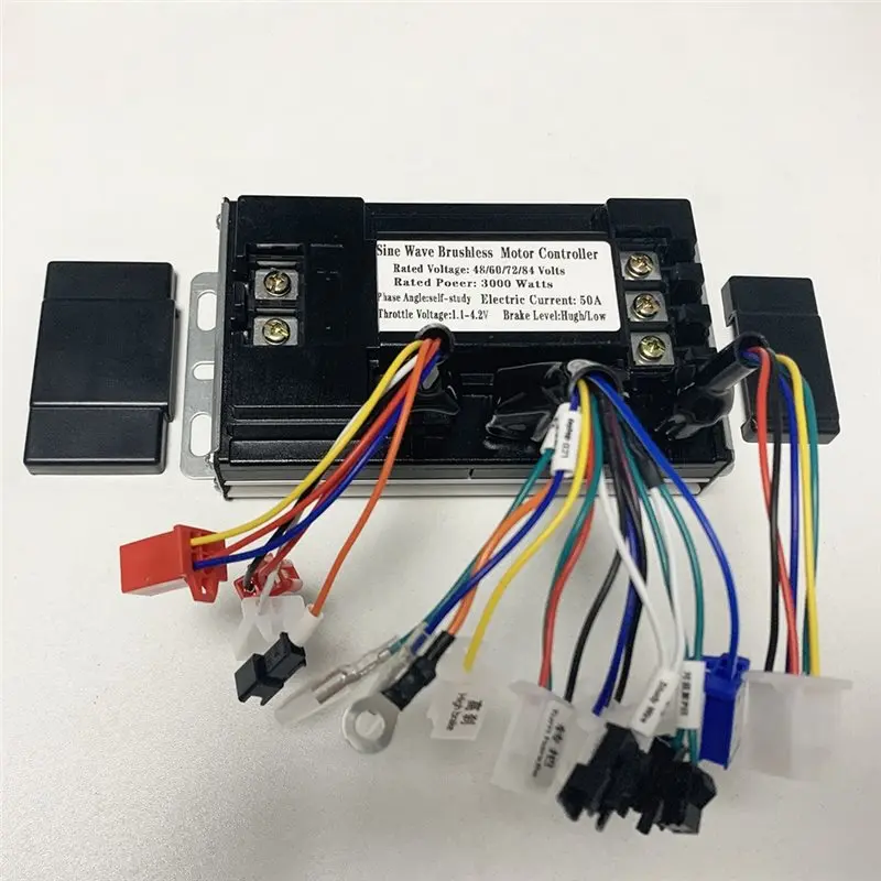 【FLASH DEAL】Sine Wave 3-Mode Controller 50A 48V-84V 2000W 2500W 3000W DC Brushless Motor E-Bike Scooter Controller Moter