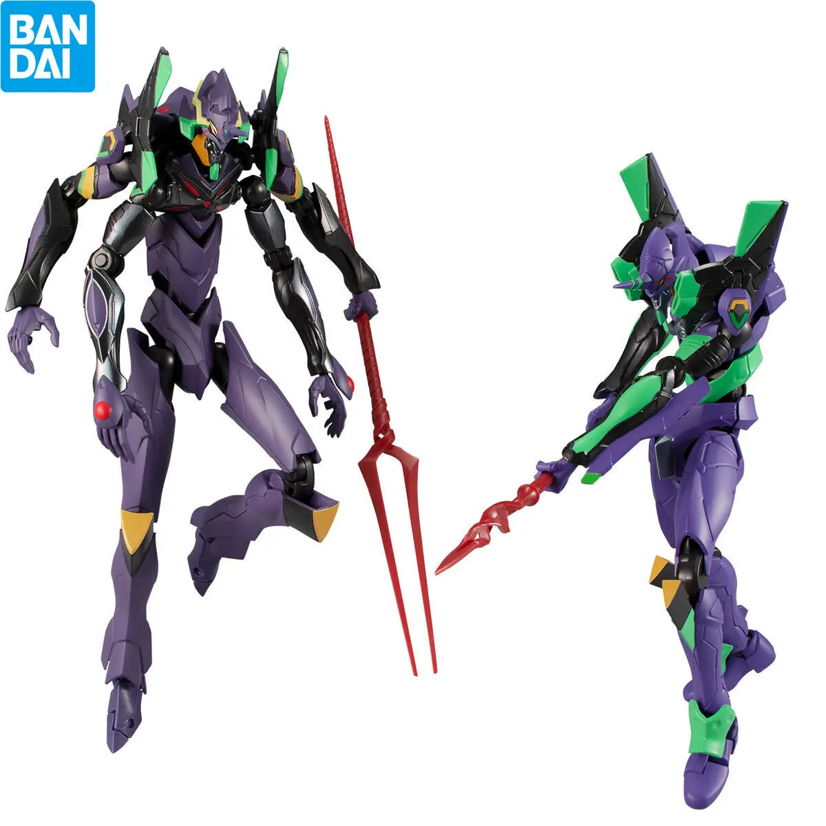 

Bandai EVA-FRAME Evangelion New Theatrical Edition: Unit 01 VS Unit 13 Set (W/O Gum) Action Figures toys