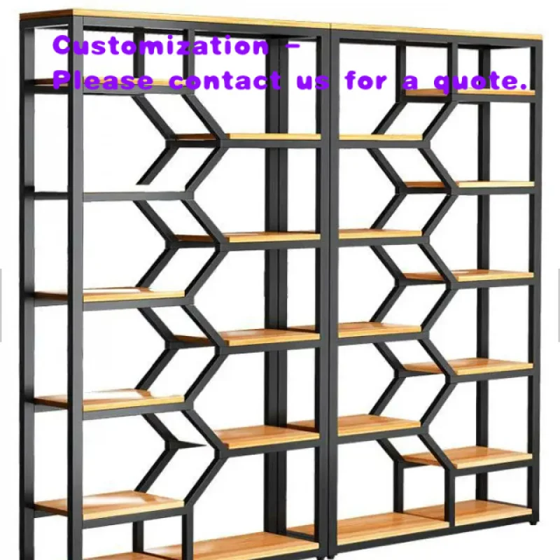 

custom.Stainless Steel Book Shelves Modern Tall Thin Frame Decoration Bookshelf Tall White Home Office Bookcase With Drawer