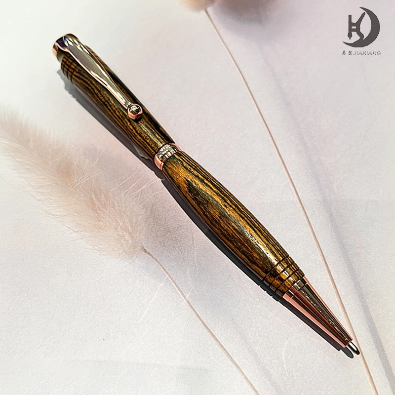 1 Stück 910 Luxus-Vintage-Kugelschreiber aus schmalem Sauerholz, Business-Büro-Stift, Geschenk, cooler, schöner Gelstift aus Holz für Männer und Frauen – Detail 7