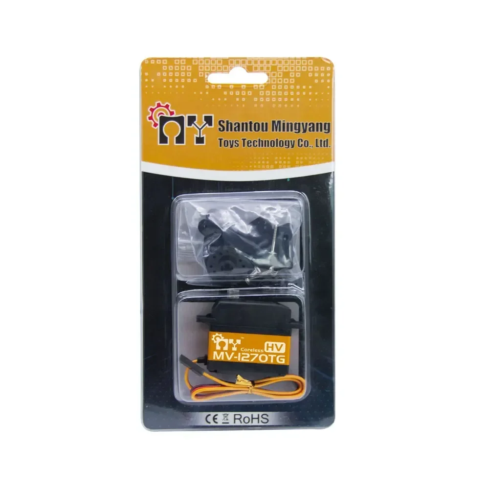 MY Servo MV-1270TG 7.4V 35KG Titanium Gears Coreless Standard Digital Servo Savox 1270TG For Helicopter Rc Tools