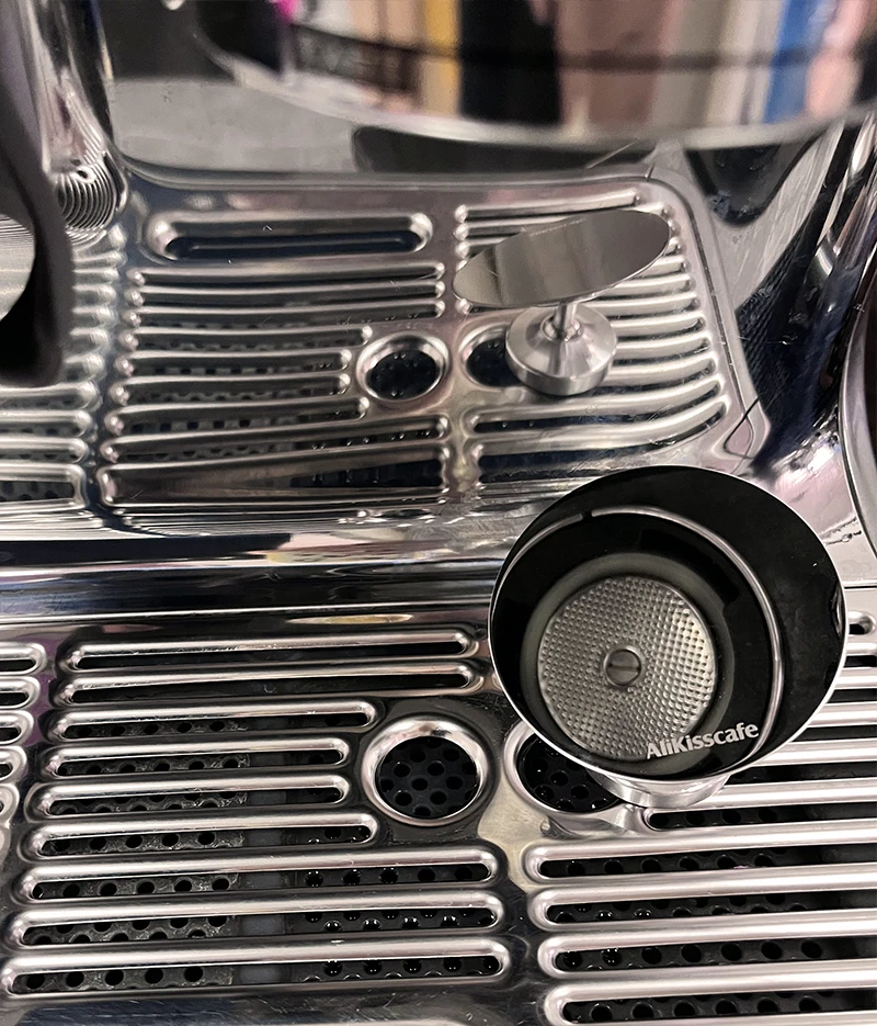 Espresso Shot Spiegel Extraktion Magnetische Einstellbare Boden Siebträger Edelstahl Kaffeemaschine Zubehör Barista Werkzeug – Detail 13