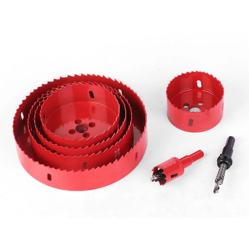 

M42 140/160 мм Биметаллическая кольцевая пила Hss Сверло 53 + 55 + 60 мм Набор/Подходит для металла, железа, алюминия, нержавеющей стали, пластика, DIY, режущие инструменты по дереву