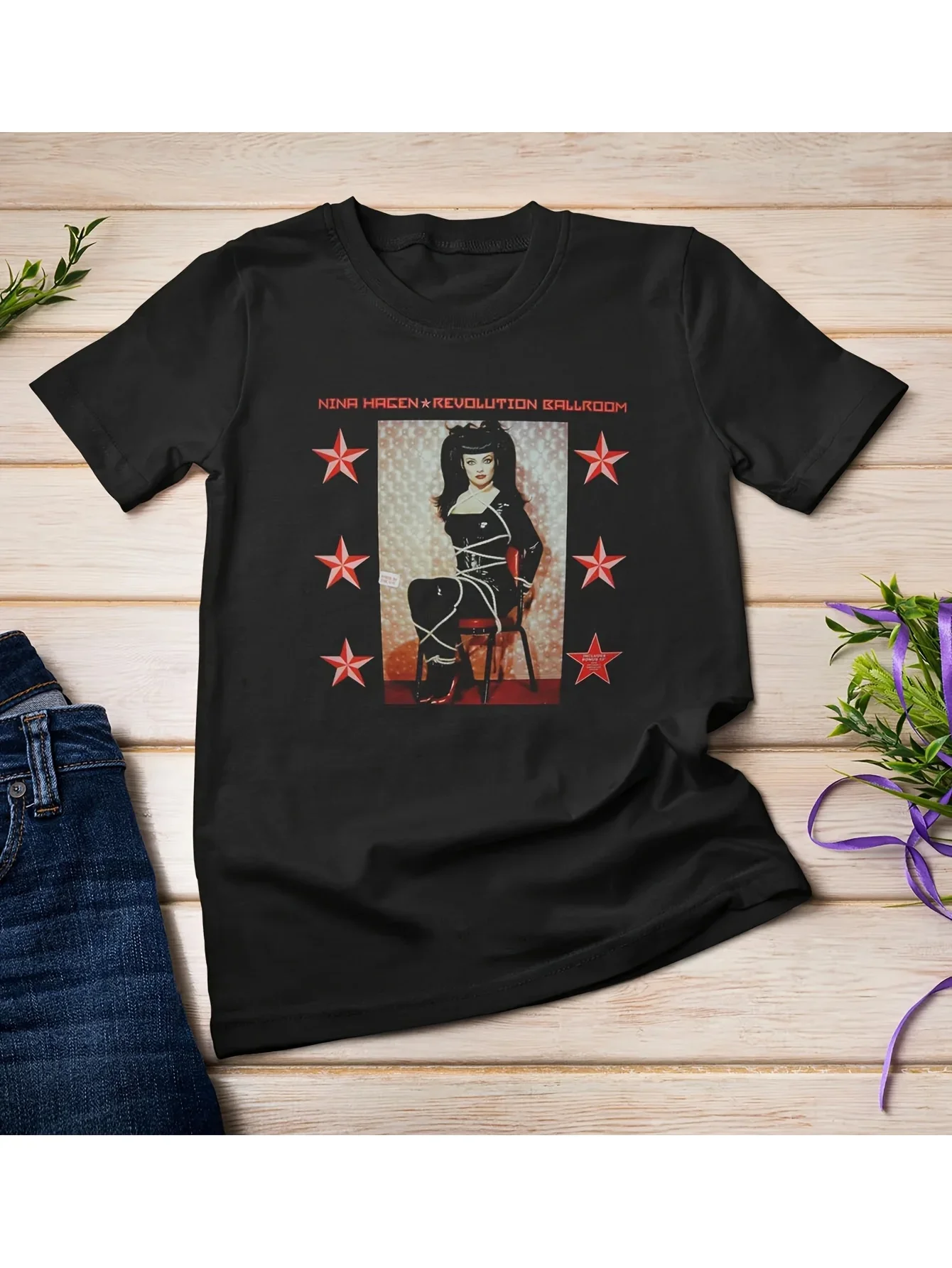Рубашка Revolution Ballroom Nina Hagen с коротким рукавом, черная футболка унисекс S-234XL, женская футболка с мангой, подарки для папы, забавные мужские футболки Рубашка Revolution Ballroom Nina Hagen с коротким рукавом, черная футболка унисекс S-234XL, женская футболка с мангой, подарки для папы, забавные мужские футболки