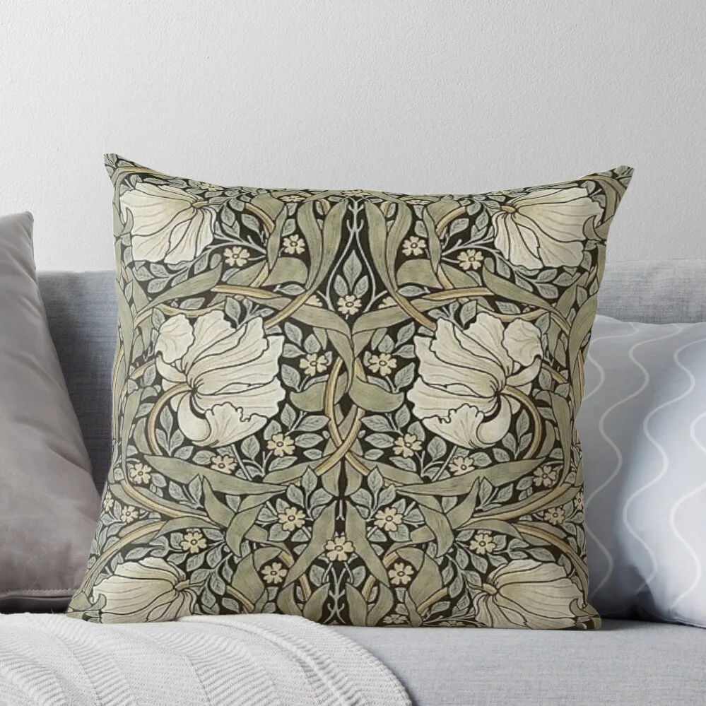 

william Morris - Pimpernel Throw Pillow Pillowcases For Pillows pillows decor home christmas pillow case Pillows Aesthetic