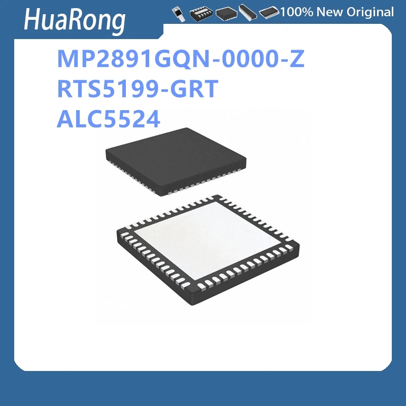 2Pcs/Lot  MP2891GQN-0000-Z MP2891GQN MP2891 RTS5199-GRT RTS5199 ALC5524 5524 QFN56
