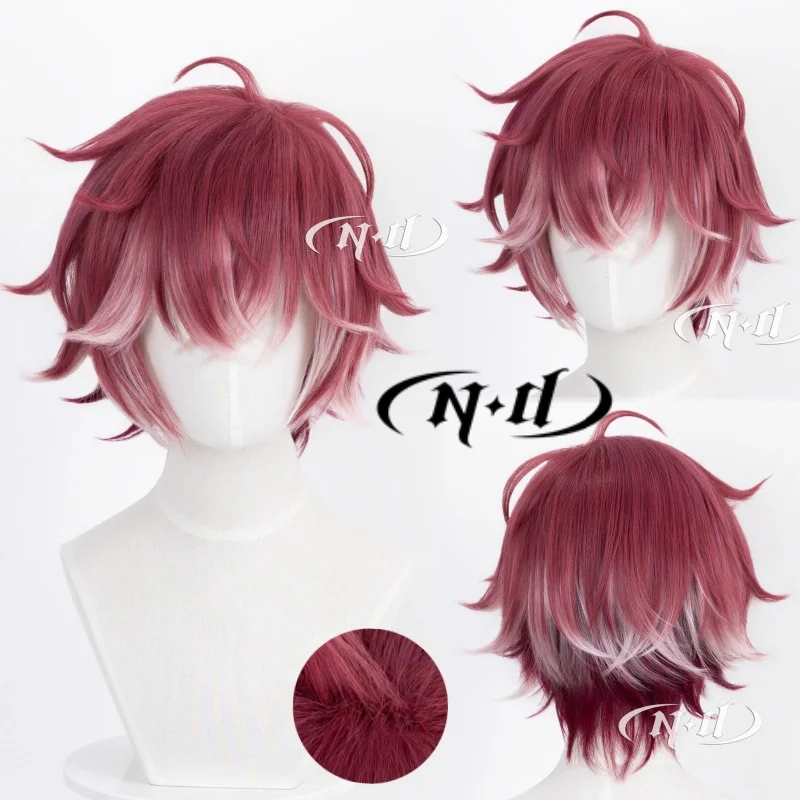 

ND Ayato Sakamaki Cosplay Wigs Hairpiece Diabolik Lovers Cosplay Hair Wig for Comic Con Coser Costume Theme Party Heat Resistant