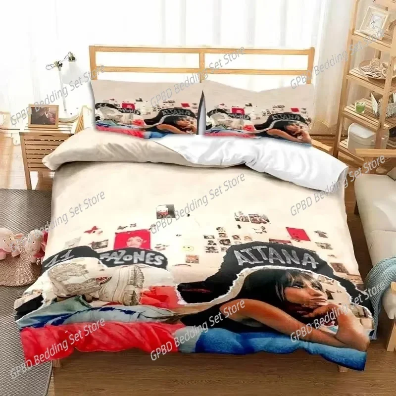 

Spanish Singer Aitana Ocana Bedding Set Duvet Cover Bed Set Quilt Cover Pillowcase Comforter king Queen Size Boys Adult