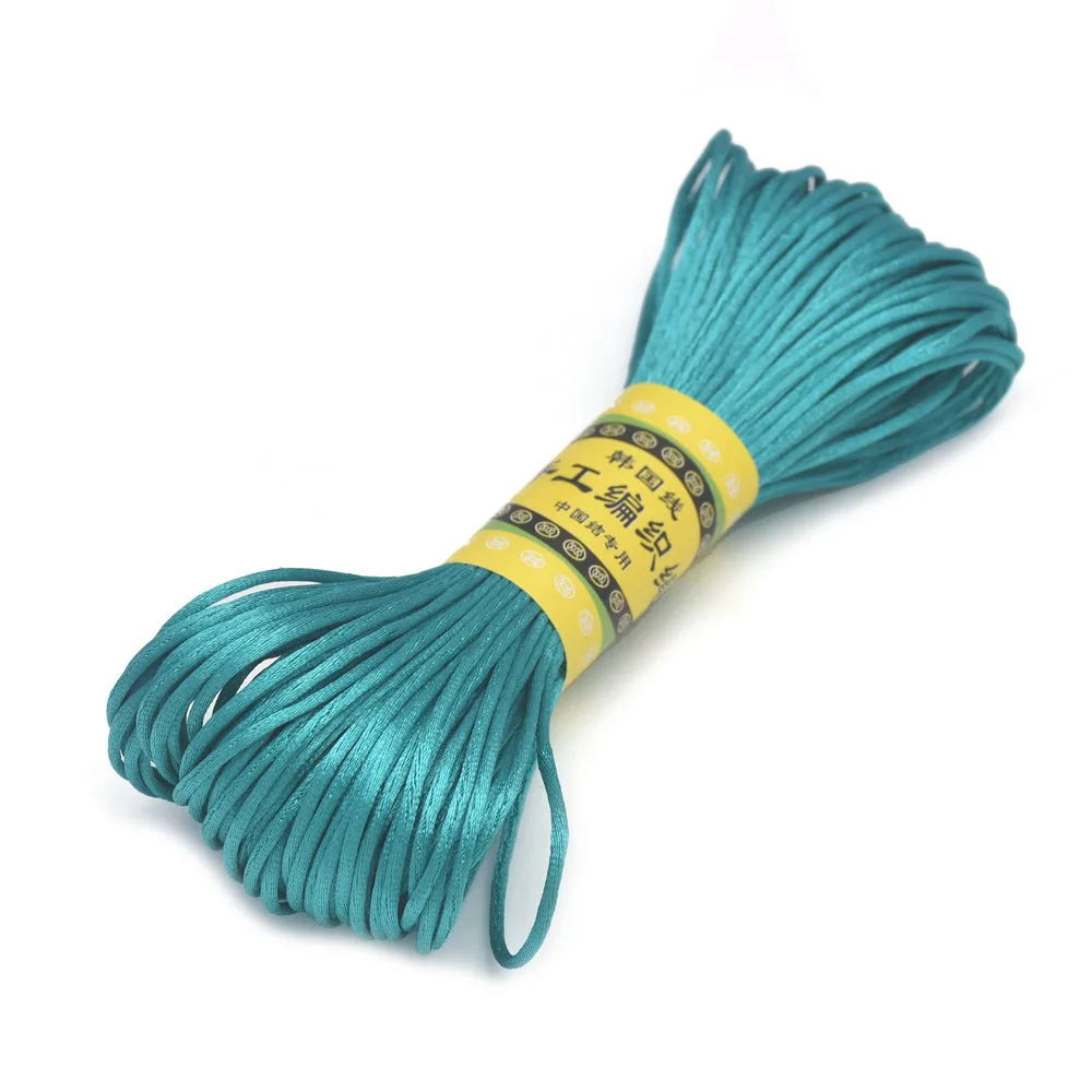20 m 1,5 mm Satin-Nylon-Zierkordel, Rattail-Kordel, chinesischer Knoten