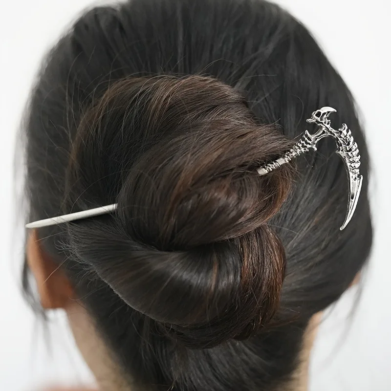 

1PC Scandinavian Retro Scythe Hairpin Men and Women Hair Accessories Hairpin Accessorie F2130