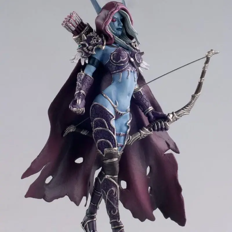 Novo sylvanas windrunner mundo warcraft figuras de ação rainha morta artesanal coleção ornamentos presentes do miúdo brinquedos presentes do feriado