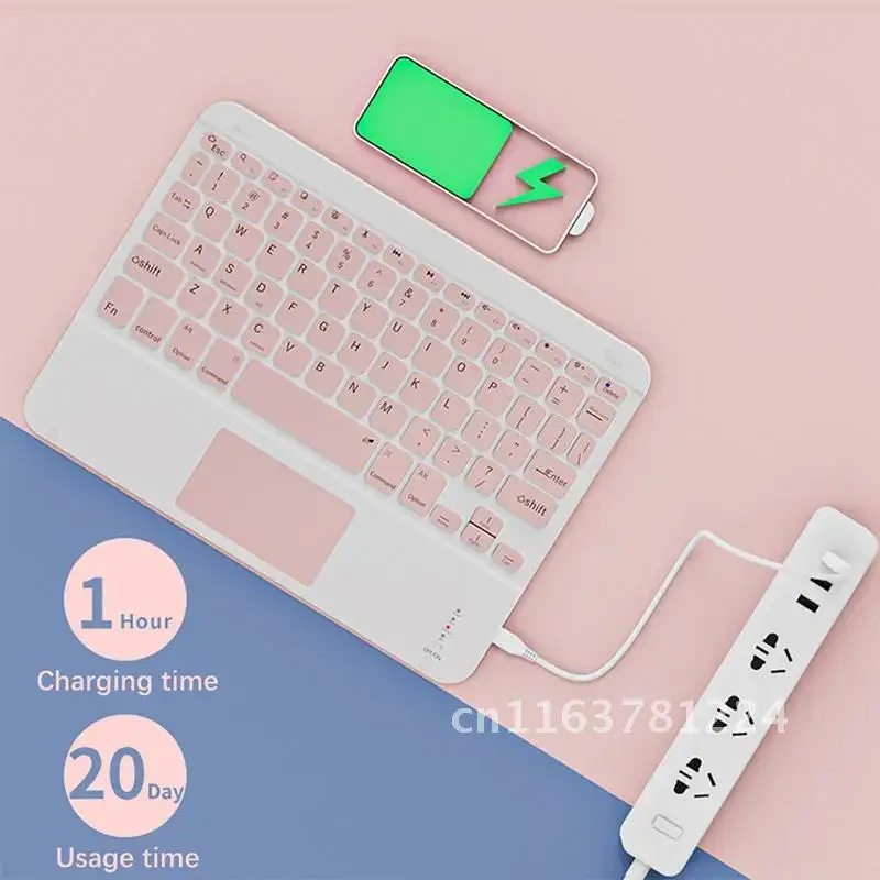 

Wireless Keyboard For Tablet Android iOS Windows Portable Mini Bluetooth Keyboard For iPad Phone 10 inches