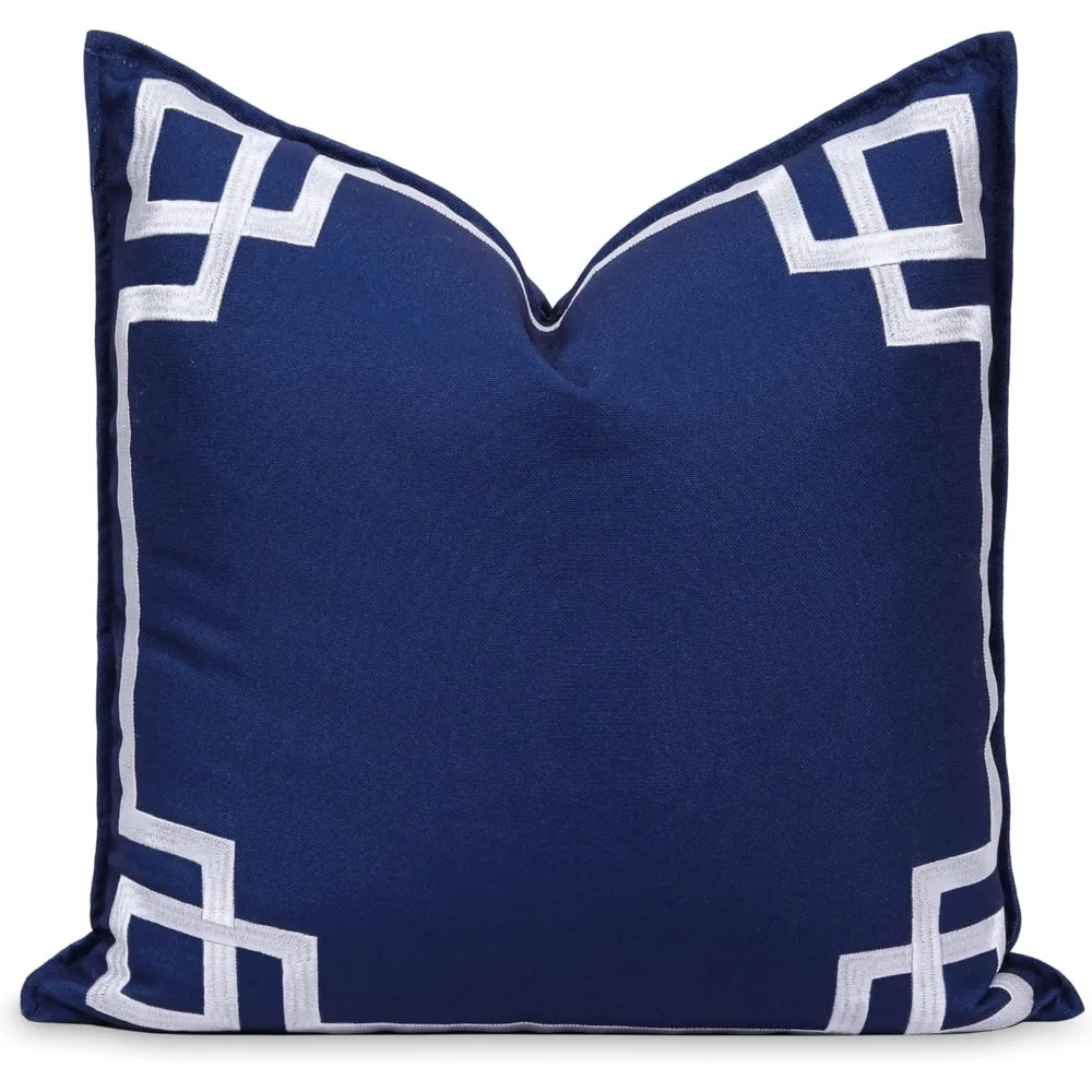 

Темно-синяя водостойкая наволочка для патио 20x20 для наружного и внутреннего использования