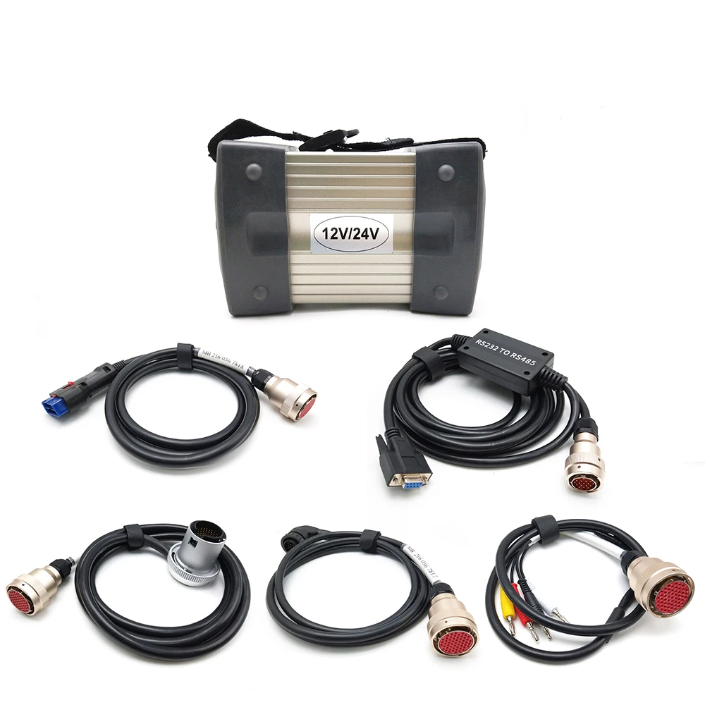 TOP Quality MB STAR C3 Pro Multiplexer OBD Auto diagnostic-Tool Green PCB STAR C3 for Car Truck with Software and Laptop D630