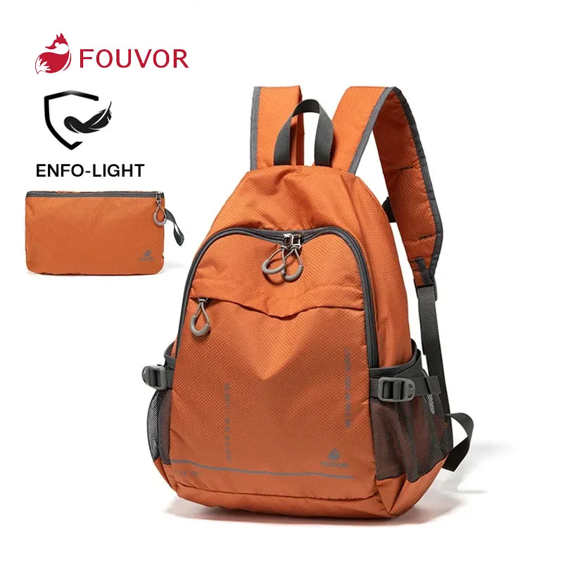 

Легкие походные рюкзаки Fouvor для мужчин и женщин, прочный нейлоновый спортивный повседневный большой рюкзак, дорожная парусиновая школьная сумка 3037-01