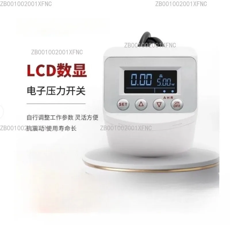 Digital Pressure Switch 0-50 Bar with LCD Display for Gas, Liquid, Water Pump & Air Compressor