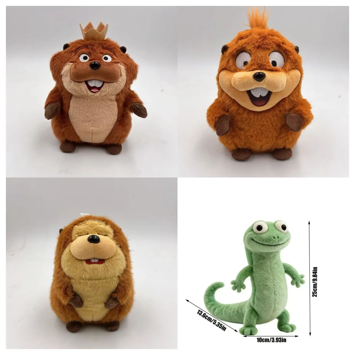 

New Hoppers Tom Lizard Plush King Georges Hoppers Lizard Tom Plush Doll Soft Stuffed Animal Beaver Plush Toy Birthday Gift