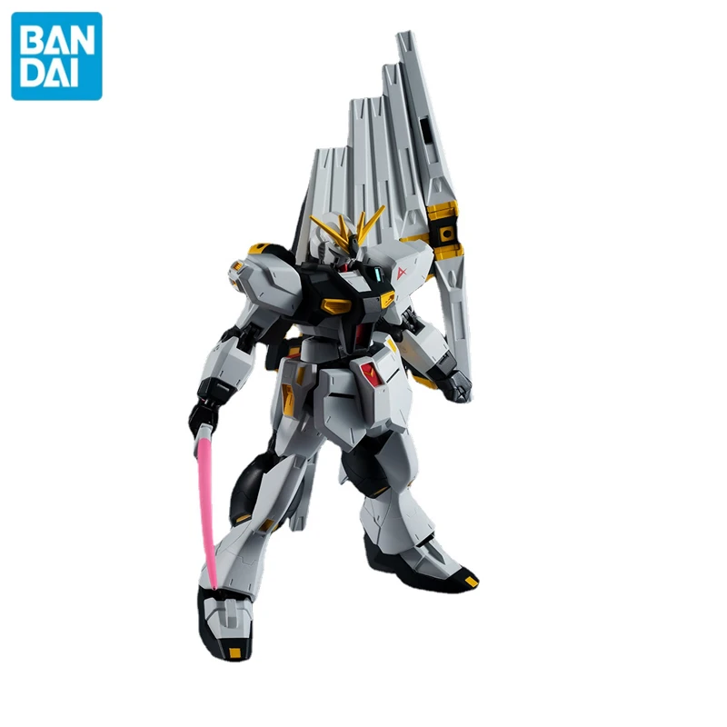 

Original Bandai Gundam Anime Figure GU 14 Gundam Universe RX-93 νGundam Model Anime Action Figures Toys for Children 15cm PVC