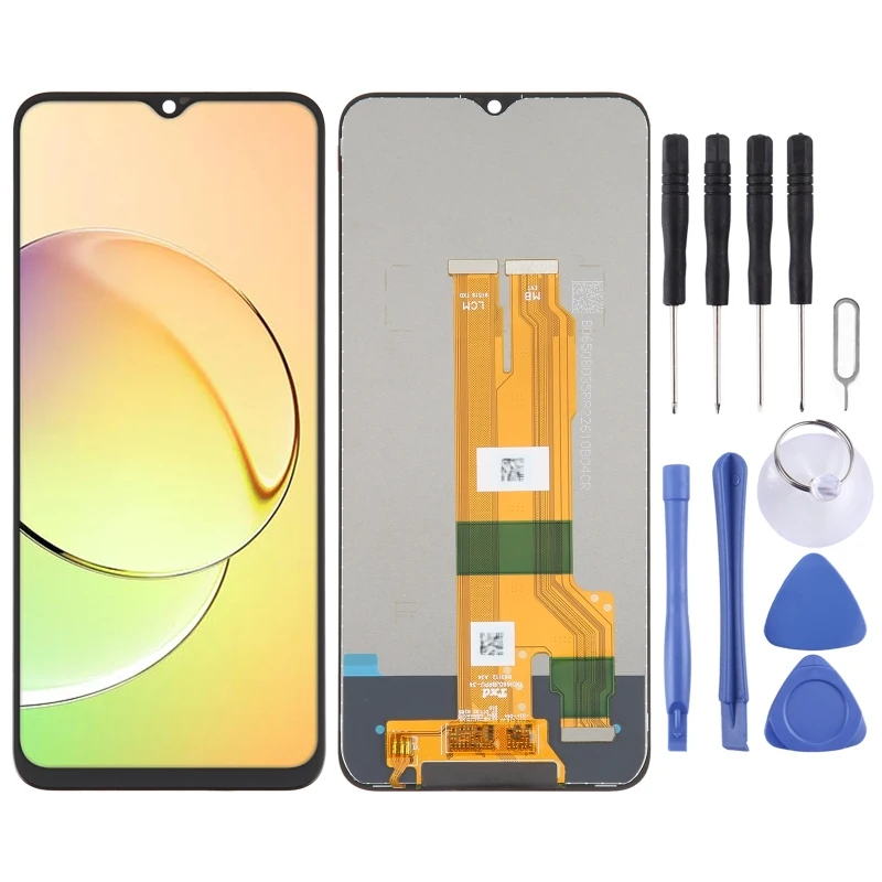 شاشة عرض LCD أصلية 6.6 بوصة لـ Realme 9i / Realme 10 5G / Realme 10S مع قطع غيار كاملة للتجميع الرقمي