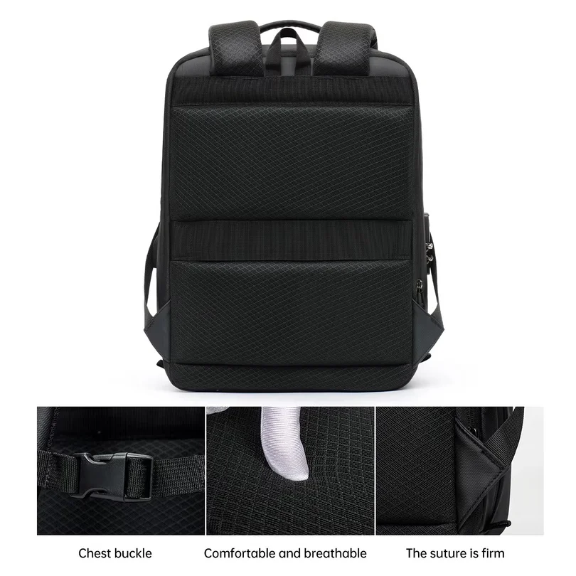 Backpack Men's Expandable Computerbag Large Capacity Business Travel Business Trip Luggage Bag E-Sports Game Hard Shell Backpack