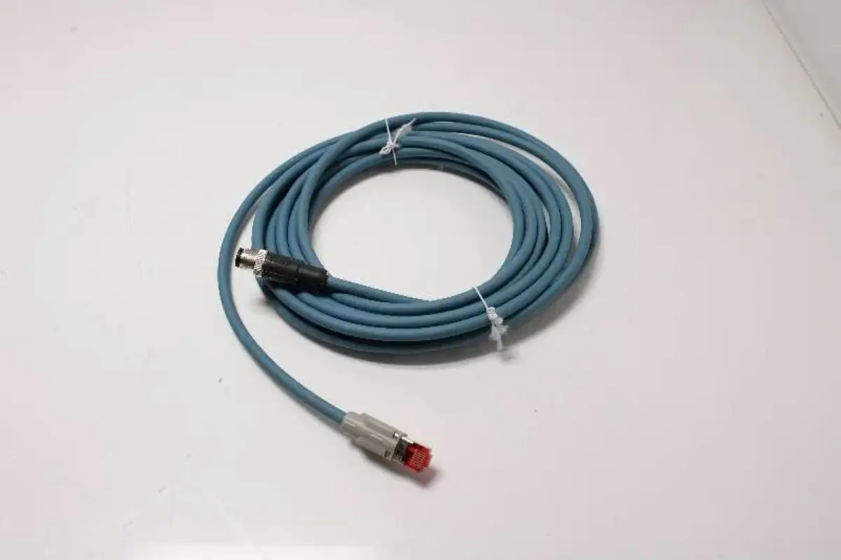 

SSL-2J04-G05ME 6034415 Кабель Ethernet, Male Conn, M12, 4-контактный прямой, 5 м, RJ45
