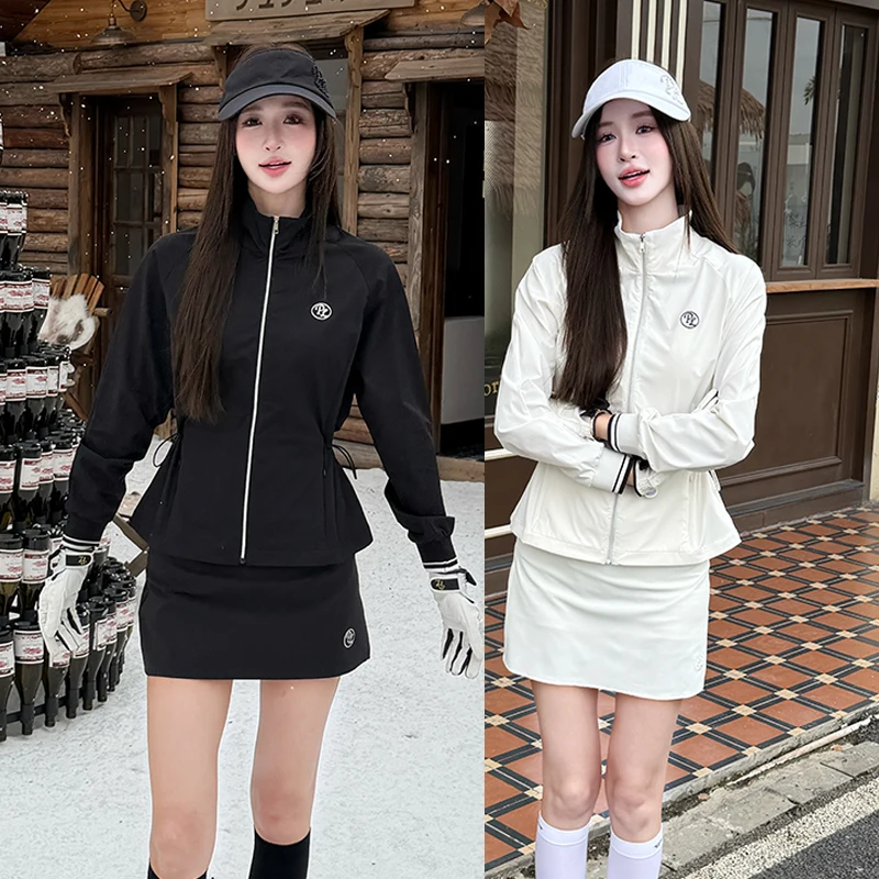 

PL Golf Женская ветрозащитная теплая куртка на молнии с воротником-стойкой и длинными рукавами Пальто Женские юбки-карандаши для гольфа Тонкие теннисные шорты с короткими шортами