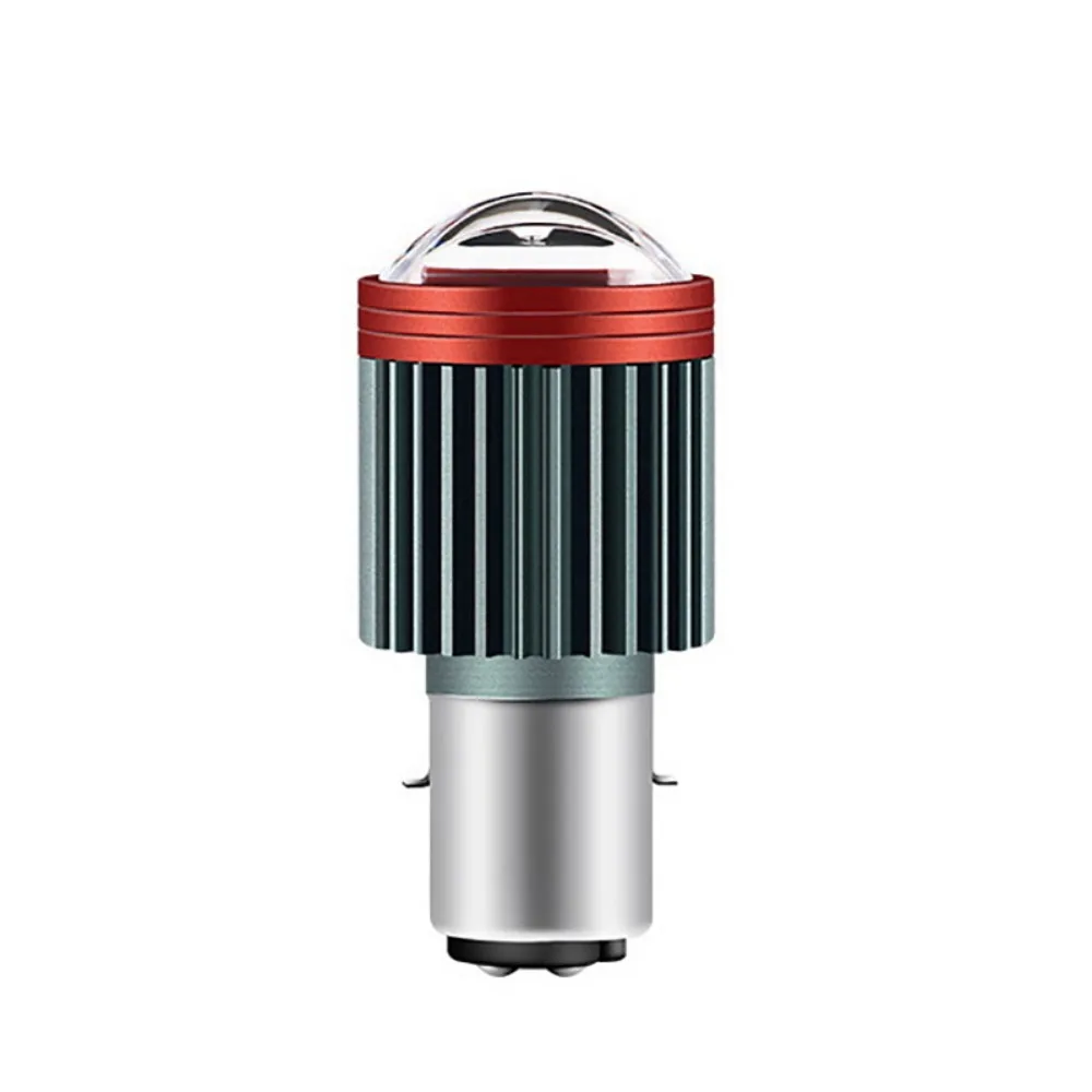 

H4 LED H6 BA2D Мотоциклетная светодиодная лампа для фар Белый Желтый Двойной цвет H4 Прожекторы для скутера Дальний ближний свет Водонепроницаемый